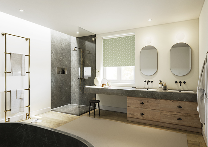 Periwinkle, Sage - Roller Blind - Image 7